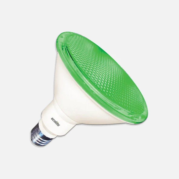 Ecolite PAR38 8 W Yeşil Spot E27 Duy Led Ampul (2'li Paket) ürün görseli 1