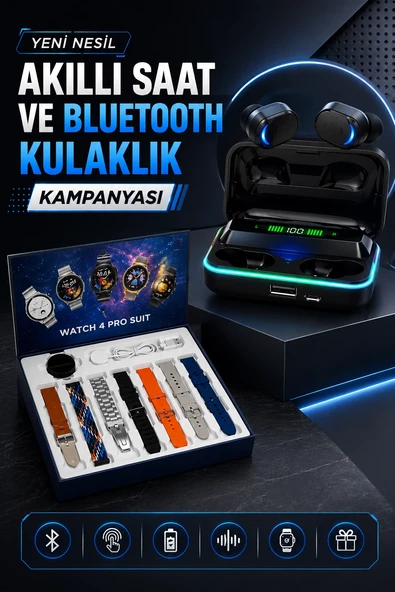 Akıllı Saat 7 Kordonlu Metal Kordon Plastik Kordon ürün görseli 1
