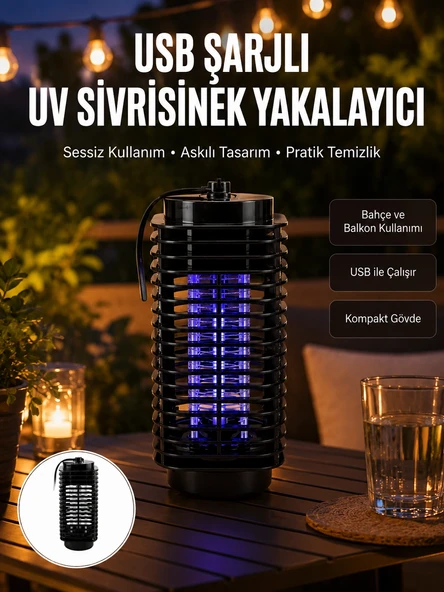 Çevre Dostu Elektrikli Sivrisinek Öldürücü Lamba – 50M² Etki Alanı Yeni Nesil ürün görseli 1