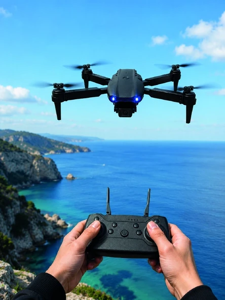 99 Akıllı Kamera Drone Katlanabilir Gövde Kamera App - Resim 5