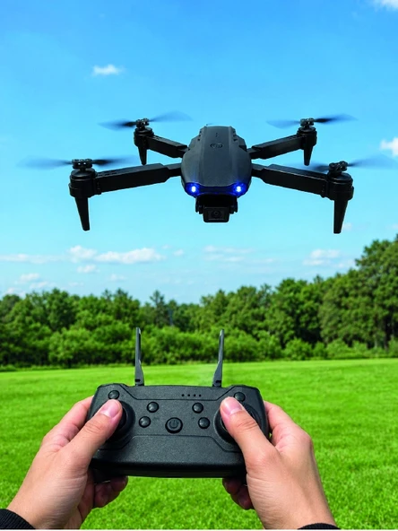 Katlanabilir Kamera Drone Görüntü, Hover Özelliği Uzaktan Kumanda - Resim 3