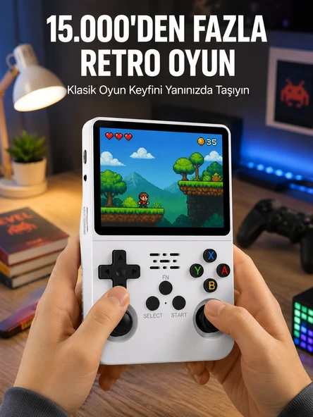 Taşınabilir Oyun Konsolu Geniş Ekran Çoklu Emülatör Desteği Yeni Nesil ürün görseli 1