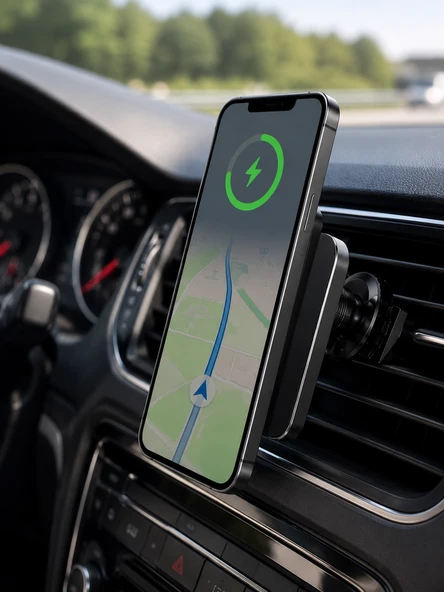 15W Araç İçi Telefon Tutucu - Resim 2