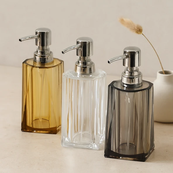 Akrilik Sıvı Sabunluk 280 Ml (Şeffaf/Renkli) ürün görseli 1