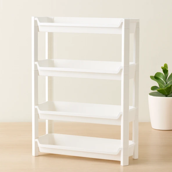 4 Katlı Sepet Organizer Raf Düzenleyici 465X145X690 Mm ürün görseli 1