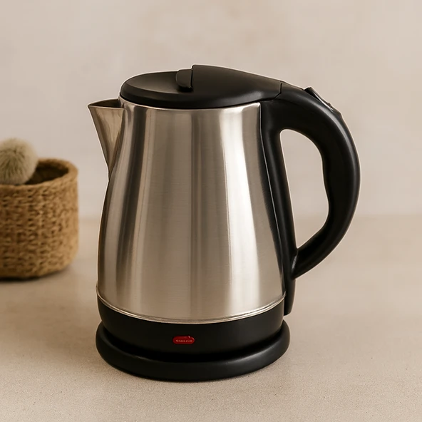 Çelik Kablosuz Su Isıtıcı 1.8 L (360° Taban, Otomatik Kapanma) ürün görseli 1