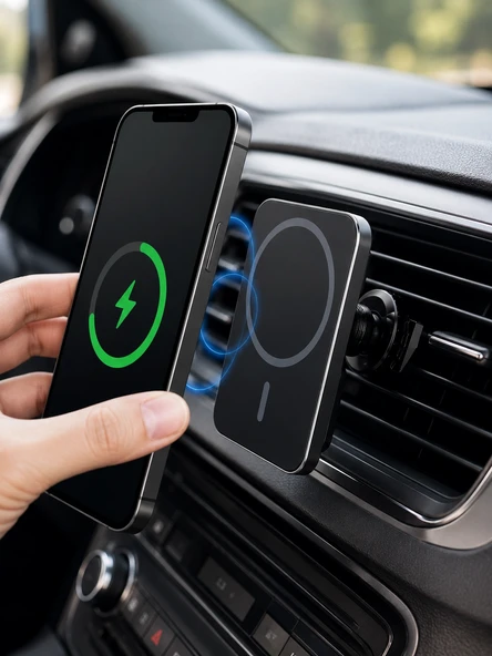 15W Araç İçi Telefon Tutucu - Resim 3