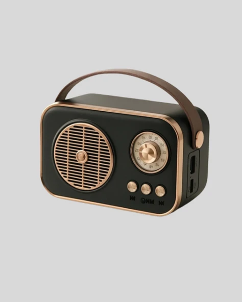 Tarz Radyo – Bluetooth, Usb Tf Kart Girişli - Resim 4
