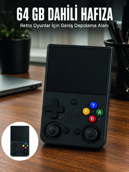 Aşınabilir El Oyun Konsolu 64Gb Hafızalı Ips Ekranlı Oyun ürün görseli 1
