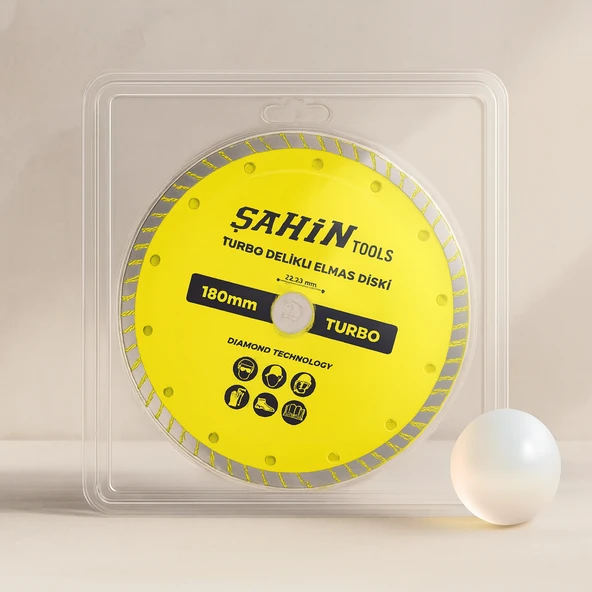 7 Inç (180 Mm) Mermer Kesici Disk (Spiral) ürün görseli 1