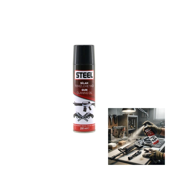 Silah Temizleme Yağı Sprey 200 Ml - Resim 2