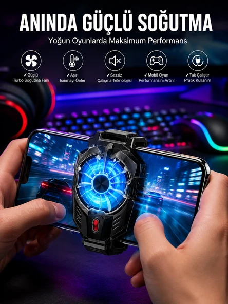 Telefon Soğutucu Fanlı Güçlü Motor Radyotör Soğutucu ürün görseli 1