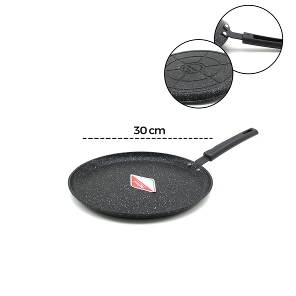 30 Cm Döküm Krep Tava - Resim 2