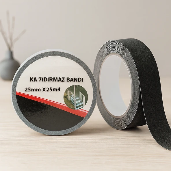 Kaydırmaz Bant 25Mm X 25M Siyah ürün görseli 1