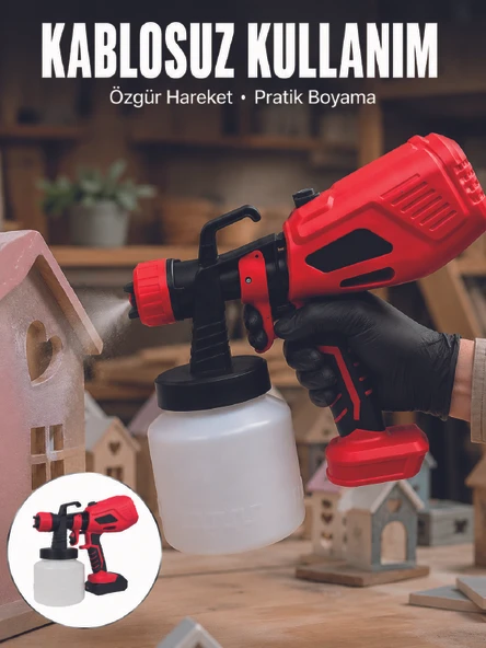 21V Güçlü Motor Ile Profesyonel Boyama Performansı ürün görseli 1