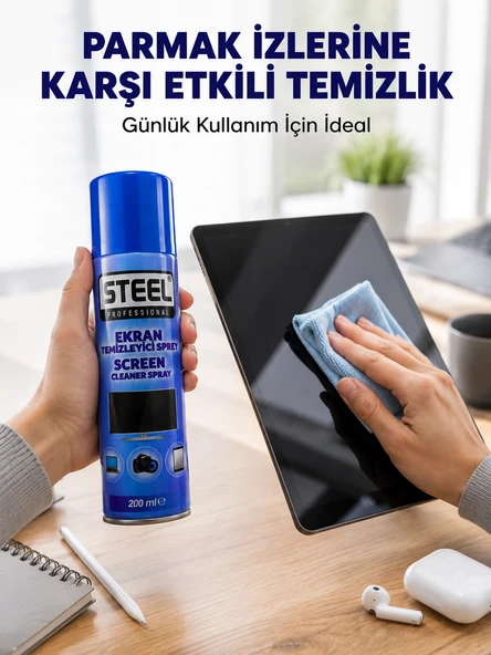 İz Bırakmadan Etkili Ekran Temizliği Sağlayan Sprey ürün görseli 1