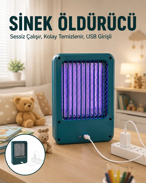 Usb Sinek Öldürücü Cihaz Pratik Temizlik Özellikli, Sessiz ürün görseli 1