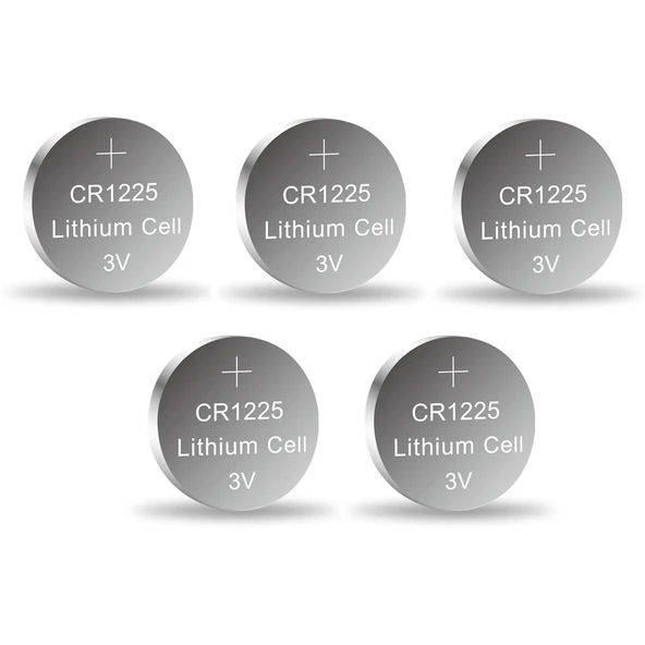 Yuma Cr1225 Süper Lityum 3V 5’Li Kart Düğme Pil ürün görseli 1