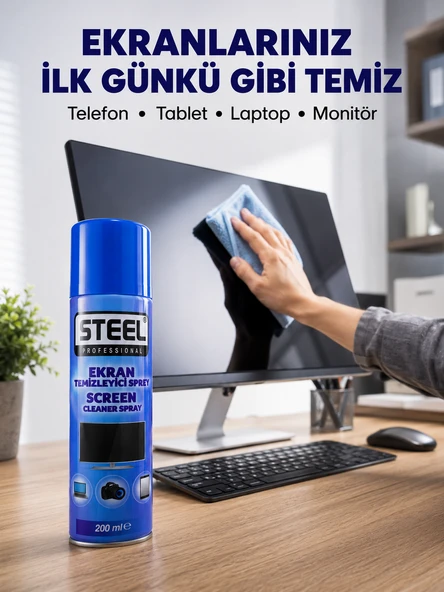 Lcd, Led Telefon Ekranları İçin Ekran Temizleyici Sprey ürün görseli 1