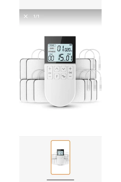 BERİS Ktr-2610 Şarjlı Elektronik Tens-ems-fıtness+ Taşıma Kabı ürün görseli 1