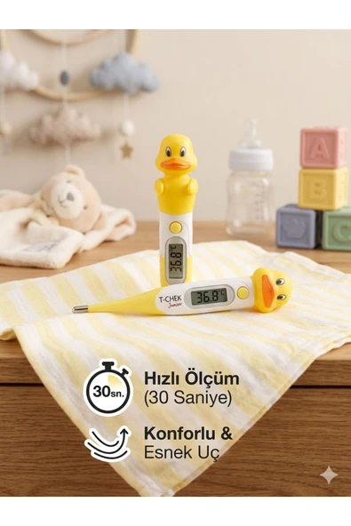 BERİS MEDİKAL ESNEK UÇLU HAYVAN FİGÜRLÜ KOLTUK ALTI ATEŞ ÖLÇER ürün görseli 1
