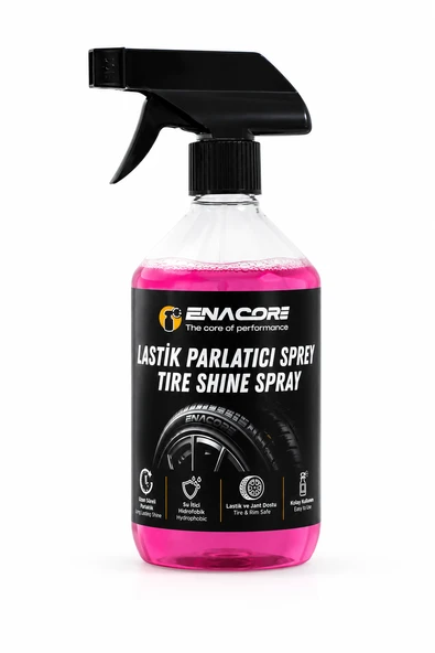 Enacore Premium Lastik Parlatıcı 500 ml - Uzun Süre Kalıcı Parlaklık ürün görseli 1