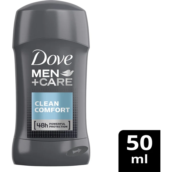 Dove Men Clean Comfort Stick Deodorant 50 ml ürün görseli 1