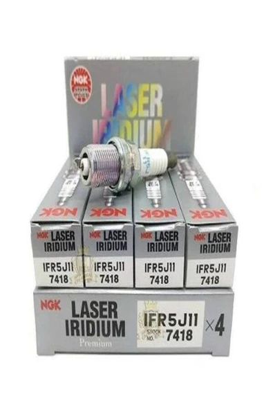 NGK 4'lü Iridyum Buji Takımı IFR5J11 orjinal ürün görseli 1
