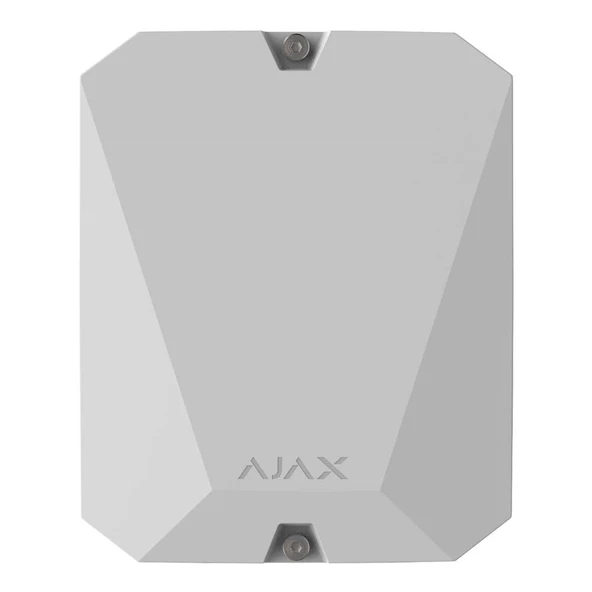 AJAX MultiTransmitter 3. Parti Kablolu Sistemler İçin AJAX Kablosuza Çevirici Entegrasyon Modülü Beyaz ürün görseli 1