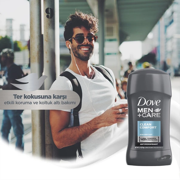 Dove Men Clean Comfort Stick Deodorant 50 ml - Resim 4