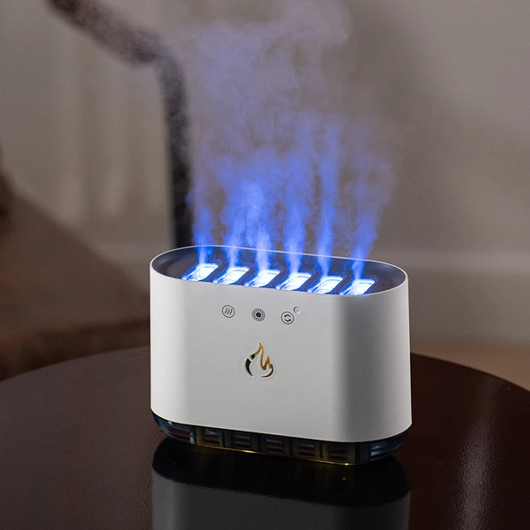 900 ml Sese Duyarlı RGB Işıklı Ultrasonik Hava Nemlendirici ürün görseli 1