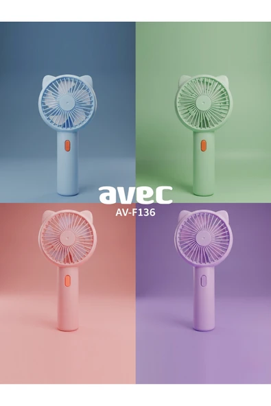 AV-F136 Usb Şarjlı Mini Fan ürün görseli 1