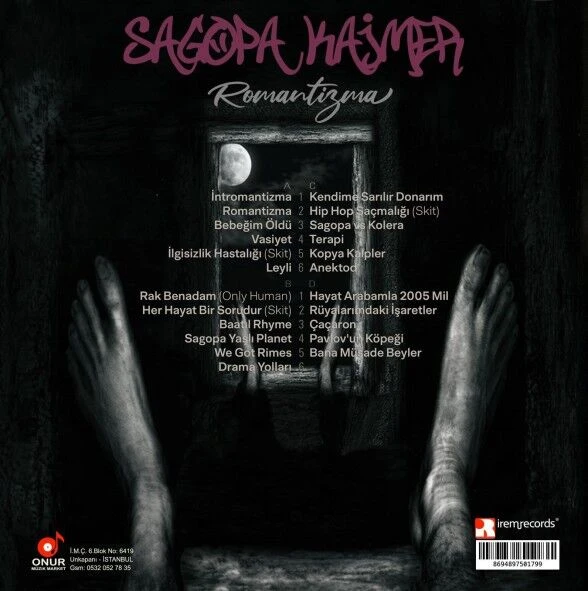 Sagopa Kajmer Romantizma Double LP Plak - Resim 2