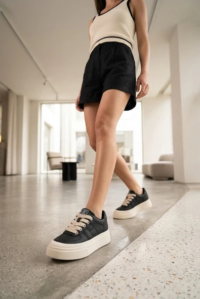 Solmaz BDLZ2011 Siyah Kadın Sneaker ürün görseli 1