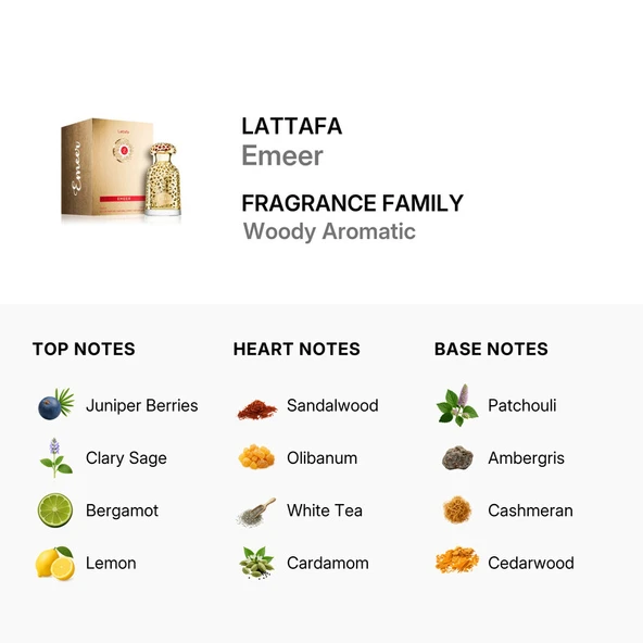 Lattafa Emeer EDP 100 ml Erkek Parfüm - Resim 5