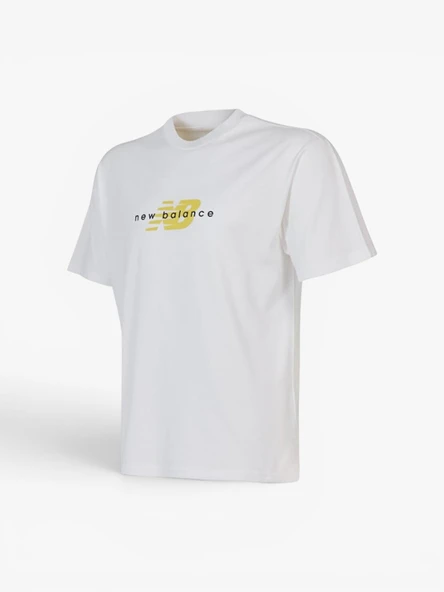NB Lifestyle Men Tshirt Erkek Beyaz T-Shirt - MNT1645 ürün görseli 1