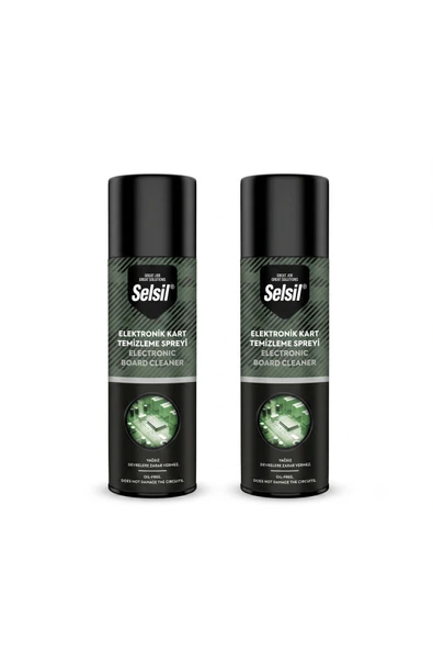 Elektronik Kart Temizleme Spreyi 500 ml 2'li Set - Yağsız Devre Temizleyici ürün görseli 1