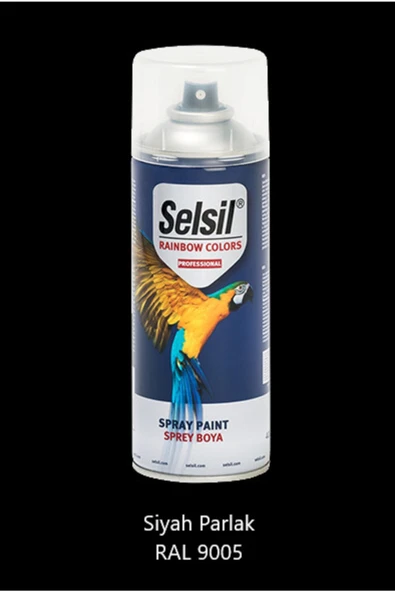 Sprey Boya Parlak Siyah 400 ml ürün görseli 1