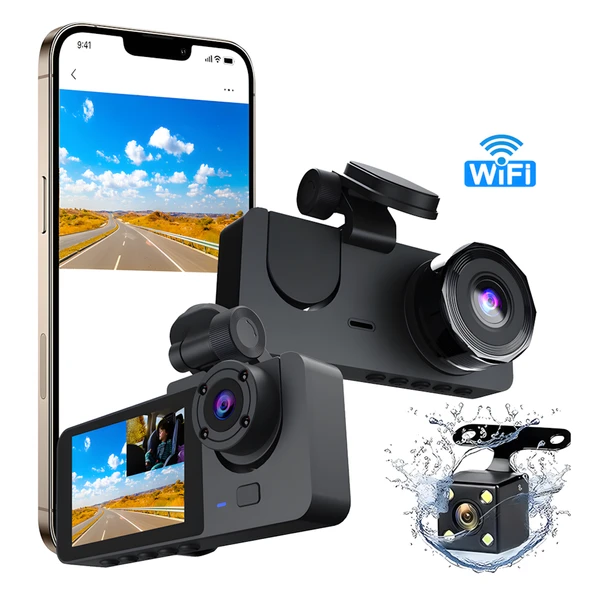 idragon Y15 WiFi Araç İçi Kamera - 1080P Full HD Dash Cam, G-Sensör, Döngüsel Kayıt ve Uygulama Destekli ürün görseli 1