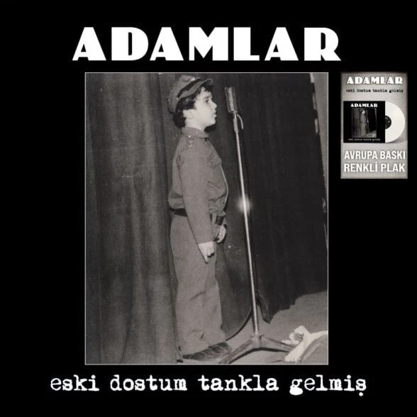 Adamlar Eski Dostum Tankla Gelmiş (Avrupa Baskı Renkli Plak) LP Plak ürün görseli 1