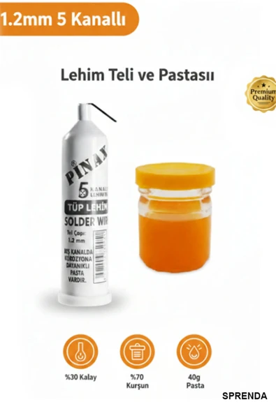 Tüp Lehim Teli 10 gr 1.2mm Lehim Pastası ürün görseli 1