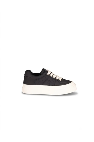 Solmaz BDLZ2011 Siyah Kadın Sneaker - Resim 2
