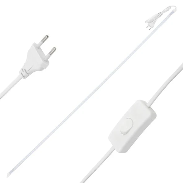 Powermaster 220V-20W Anahtarlı 80-90 Lümen 144 Led 120 Cm Beyaz Kasa Seyyar Çubuk Led PWR-6933 ürün görseli 1