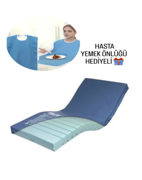 VİSCOMET Cnc Kesim Hasta Karyolası Yatağı 90x190x12 cm ürün görseli 1