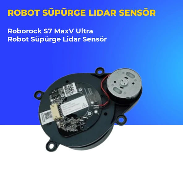Roborock S7 MaxV Ultra Robot Süpürge Lidar Sensör - Resim 3