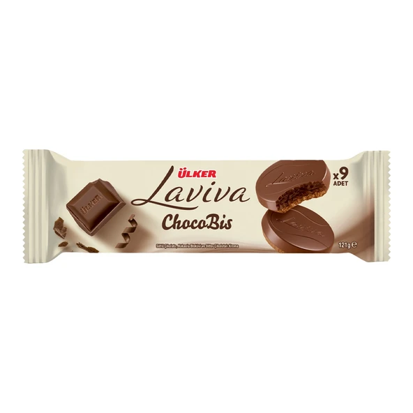 Ülker Laviva Chocobis 121 gr 4 lü - Resim 2