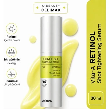 Celimax Retinol Shot Tightening Serum 30 ml ürün görseli 1