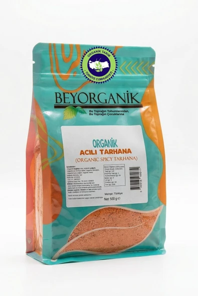 Organik Acılı Tarhana 500gr (PESTİSİT ANALİZLİ) ürün görseli 1