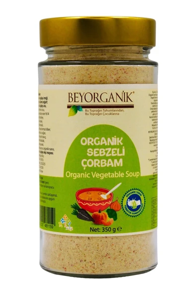 Organik Ek Gıda Bol Sebzeli Çorbam 350gr (PESTİSİT VE AFLATOKSİN ANALİZLİ) ürün görseli 1