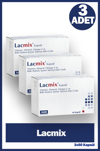 Lacmix 60 Kapsül 3 Adet ürün görseli 1